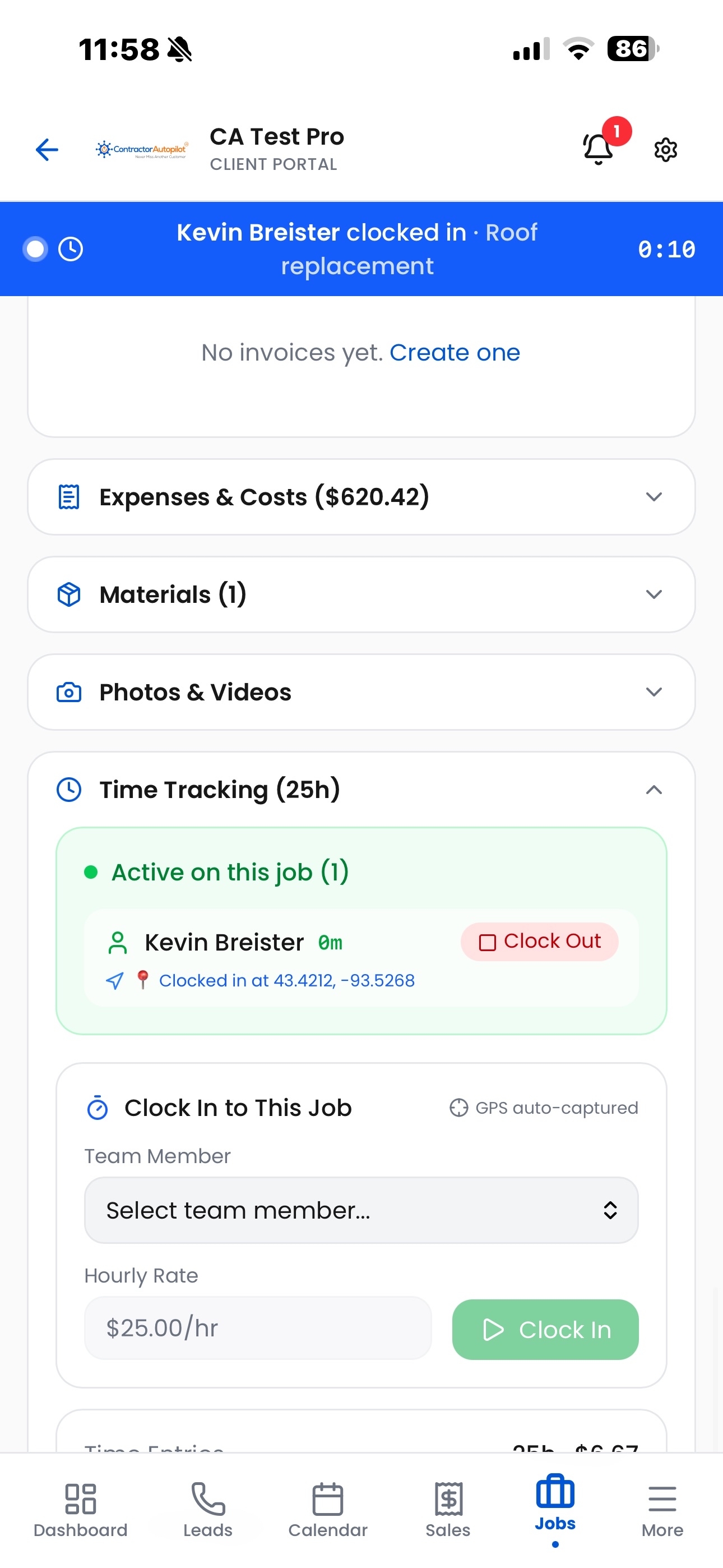Proposals and e-sign for contractors